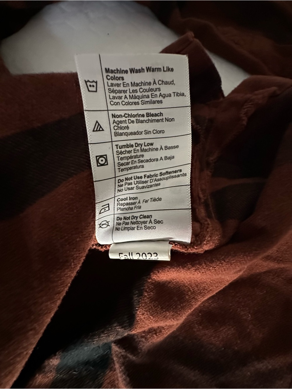 Carhartt Rugged Flex Flannel Shirt - Rust Plaid - Picture 6 of 7